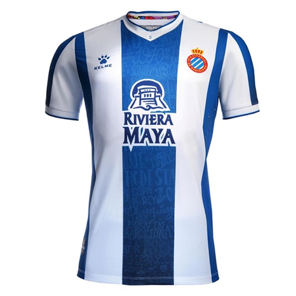 Tailandia Camiseta RCD Español 1ª 2019 2020 Azul